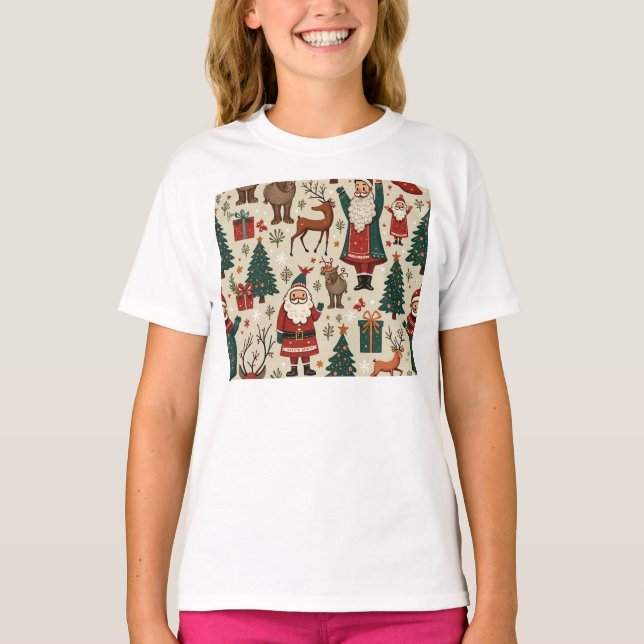 ein Weihnachts-Shirt T-Shirt (Vorderseite)