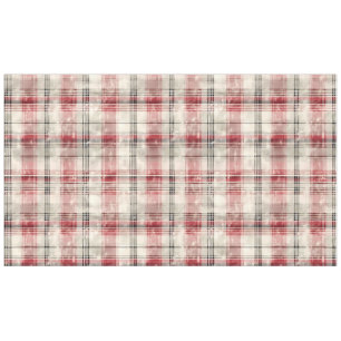 Ein Weihnachts-Tartan-Blumendesign Serie #15 Tischdecke