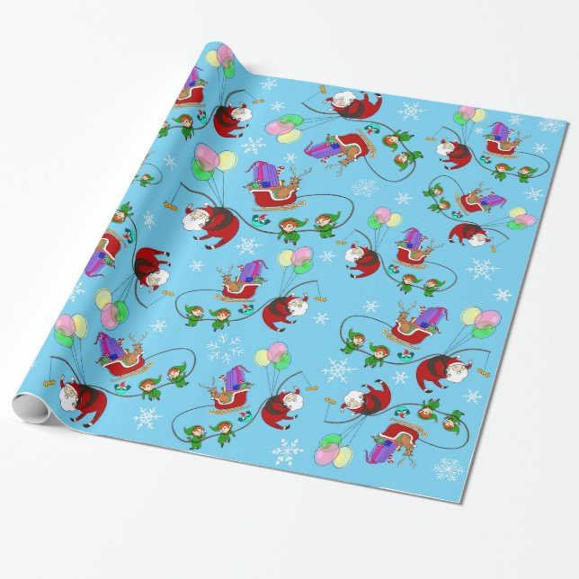 Ein Weihnachtsaustausch Geschenkpapier (Ungerollt)