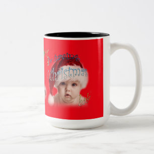 Ein Weihnachtsbaby Zweifarbige Tasse
