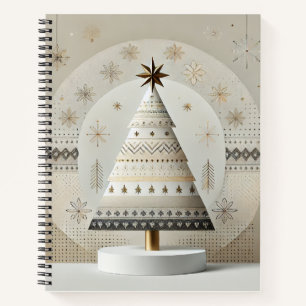 ein Weihnachtsbaum-Notizbuch Notizbuch