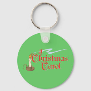 Ein Weihnachtscarol-Schlüsselanhänger Schlüsselanhänger
