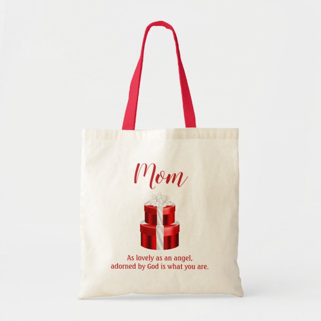 Ein Weihnachtsgeschenk für die Mama Tragetasche (Vorne)
