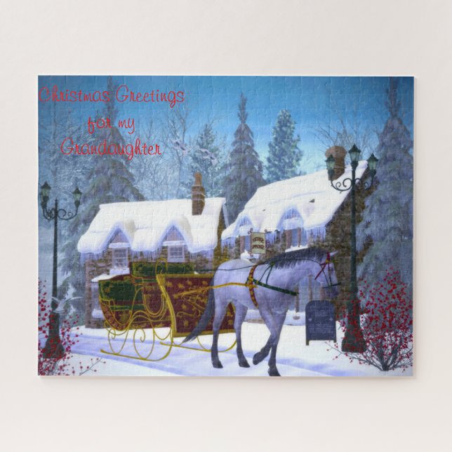 Ein Weihnachtsgeschenk für meine Enkelin. (Horizontal)