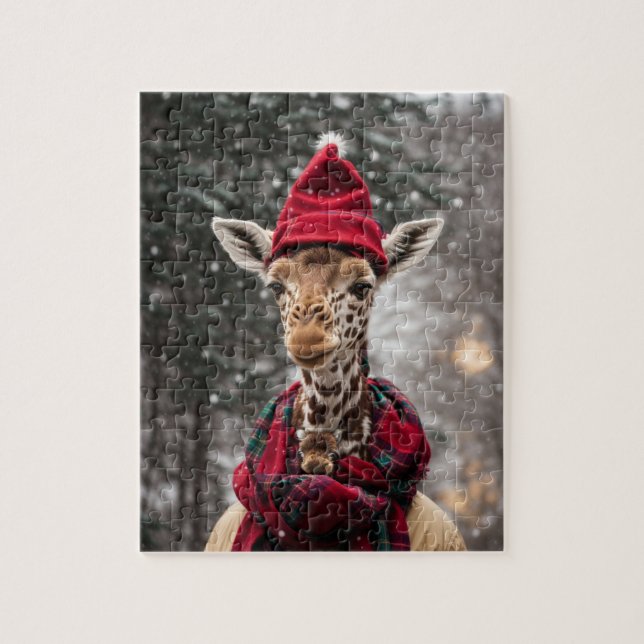 Ein WeihnachtsGiraffe (Vertikal)