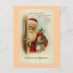 "Ein Weihnachtsgrüßen" Vintag Feiertagspostkarte