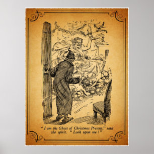 Ein Weihnachtslied: Der Geist des gegenwärtigen We Poster