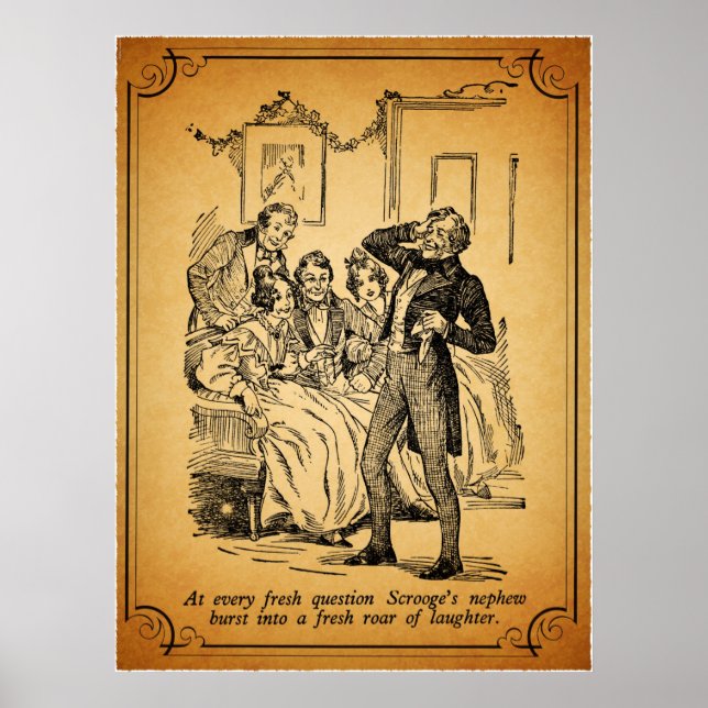 Ein Weihnachtslied: Ein frisches Lachen Poster (Vorne)