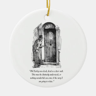 Ein Weihnachtslied Keramik Ornament