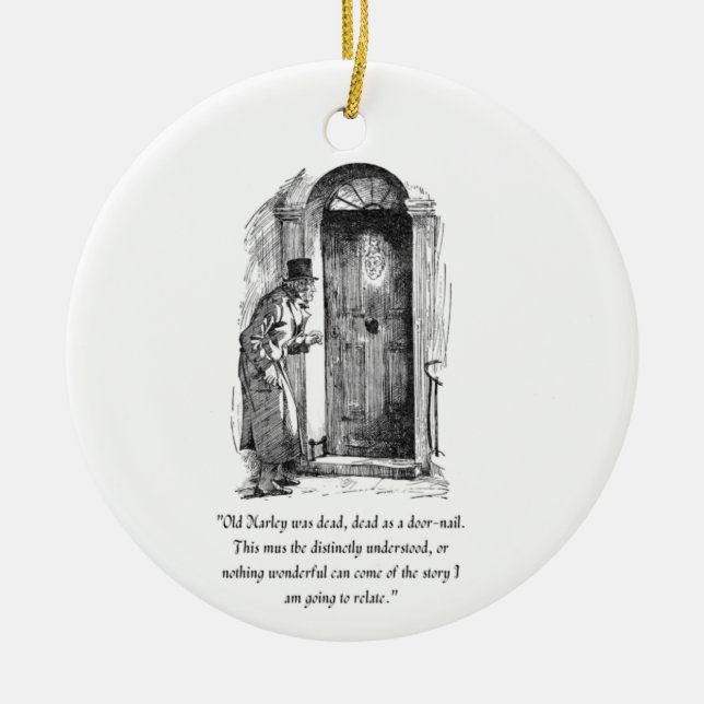 Ein Weihnachtslied Keramik Ornament (Vorne)
