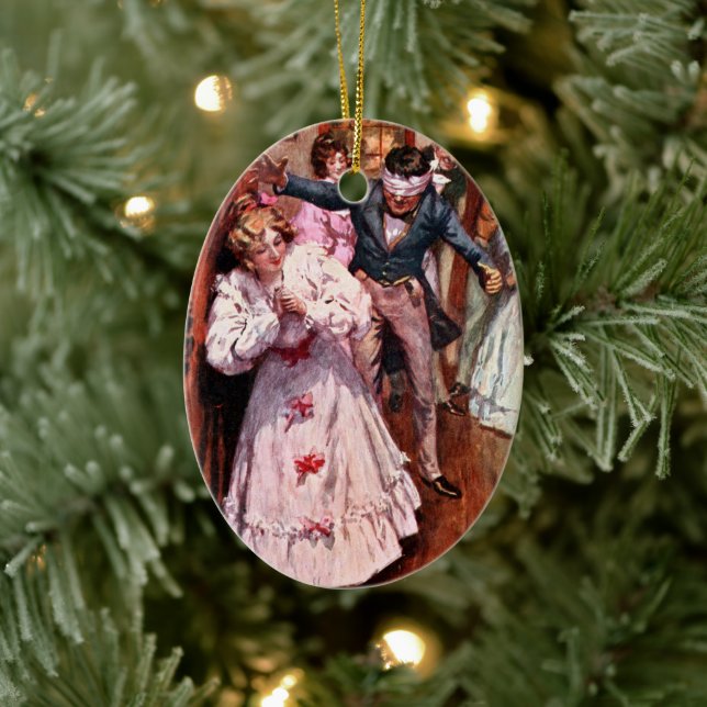 Ein Weihnachtslied Keramik Ornament (Baum)