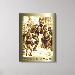 Ein Weihnachtslied - Tiny Tim Leinwanddruck
