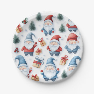 ein Weihnachtsschild mit Party Pappteller