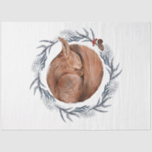 Ein Weihnachtsvogel-Serien-Design 10 Seidenpapier