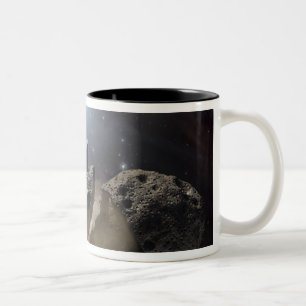Ein weißer zwergartiger Stern Zweifarbige Tasse