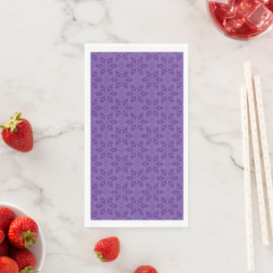 Ein weißes Geschenkpapier mit einem sich wiederhol Serviette