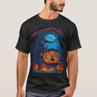 Ein weißlicher Halloween-Zirkus T-Shirt