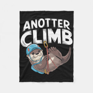 Ein weiterer Aufstieg - Lustiger Kletterwitz Otter Fleecedecke