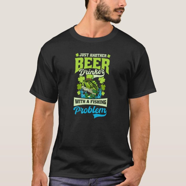 Ein weiterer Biertrinker St. Patricks Angeln T-Shirt (Vorderseite)