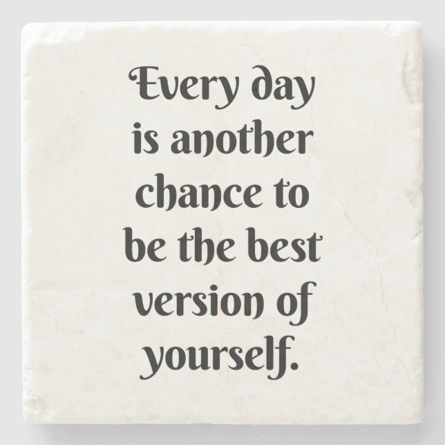 Ein weiterer Chance Marble Stone Untersetzer (Vorderseite)