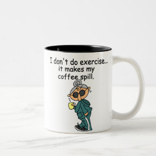 Ein weiterer Grund, nicht auszuüben Zweifarbige Tasse