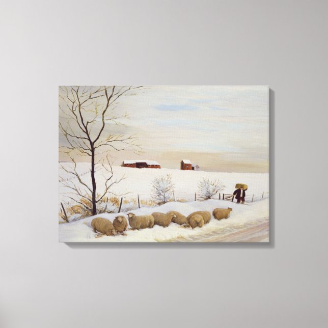 Ein weiterer harter Winter Leinwanddruck (Vorderseite)