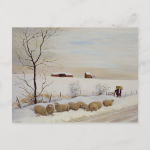 Ein weiterer harter Winter Postkarte