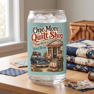 Ein weiterer Quilt-Shop im vintage Cottage-Szene Dosenglas