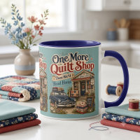 Ein weiterer Quilt-Shop Vintage Cottage Szene