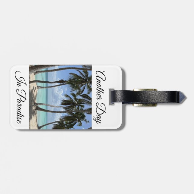 Ein weiterer Tag im Paradies Gepäckstück Gepäckanhänger (Rückseite horizontal)