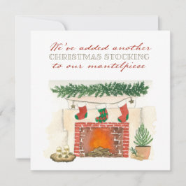 Ein weiterer Weihnachts-Strumpf Foto Feiertag Gebu Ankündigung