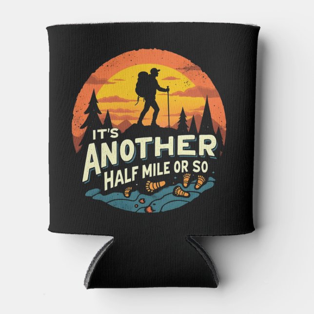 Ein weiteres halbes Kilometer Wandergeschenk Dosenkühler (Vorderseite)
