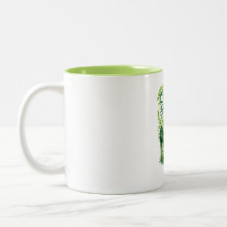 Ein weiteres Jahr feiern Zweifarbige Tasse