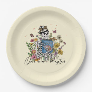Ein weiteres Kapitel Blumenskelett Pappteller