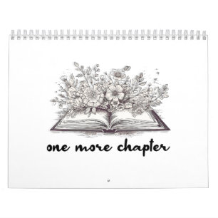 Ein weiteres Kapitel Buch mit Blumen  Kalender