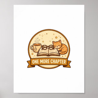 Ein weiteres Kapitel — Cozy Buch, Tee & schlafende Poster