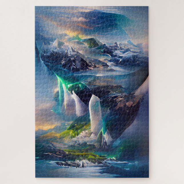 Ein weiteres Land lebt in den Wolken (Vertikal)