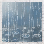 Ein weiteres Regentag Künstlicher Leinwanddruck<br><div class="desc">Malerei von erfrischendem Regen fällt in Pfützen für diejenigen,  die ein wenig feuchtes Wetter,  Stürme und Monsoons Liebe.</div>