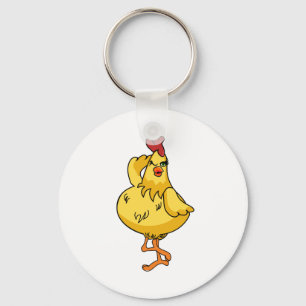 Ein weiteres sehr albernes Huhn Schlüsselanhänger