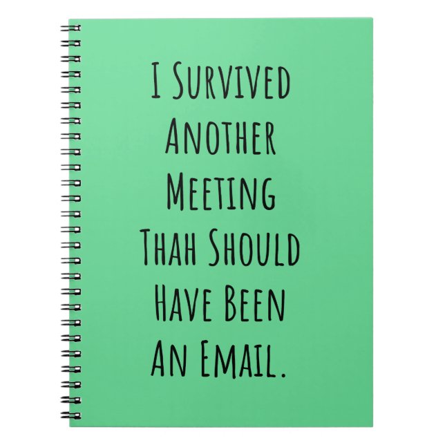 Ein weiteres Treffen Notizblock (Vorderseite)