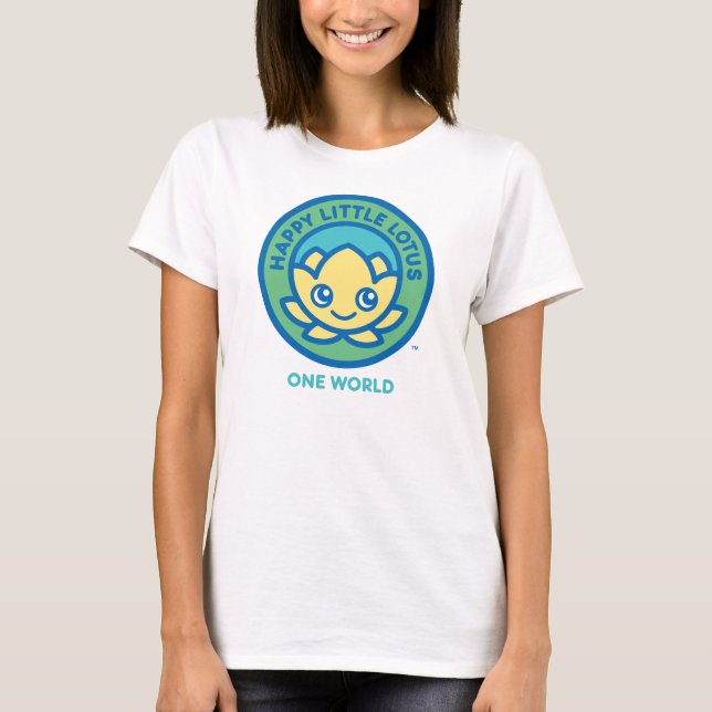 EIN WELTT - Shirt, Happy Little Lotus HLL_05 T-Shirt (Vorderseite)