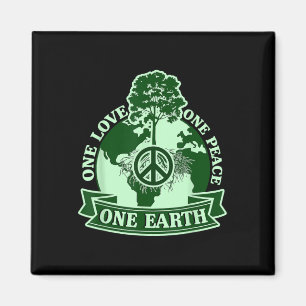 Ein Welttag der Liebe Eins Frieden Eins Erde Magnet