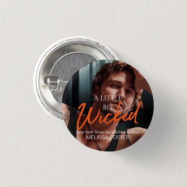 Ein wenig abgedroschener Knopf Button (Vorne & Hinten)