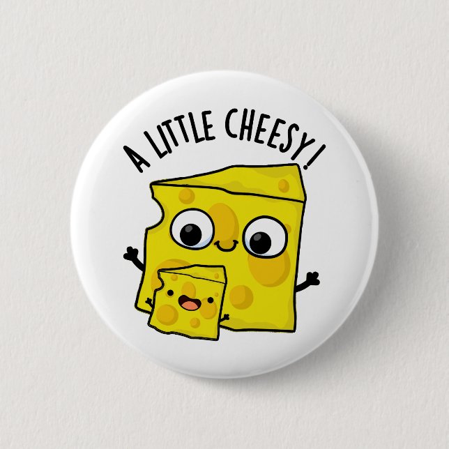 Ein wenig feiner, lustiger Fastfood-Puff Button (Vorderseite)