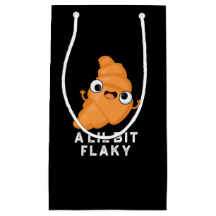Ein wenig flackig funny Croissant Pstry Puff Dark Kleine Geschenktüte
