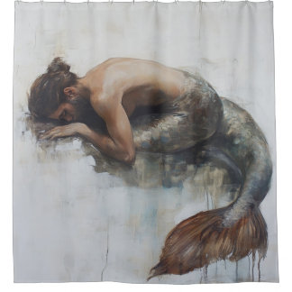 Ein wenig für den Merman - Surreal Oceanic Duschvorhang