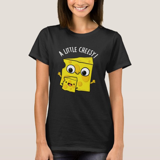 Ein wenig käses Funny Food Pub Dark BG T-Shirt (Vorderseite)