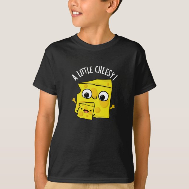 Ein wenig käses Funny Food Pub Dark BG T-Shirt (Vorderseite)