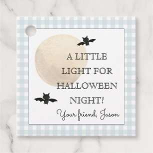 Ein wenig Licht für Halloween Night Blue Boy Geschenkanhänger