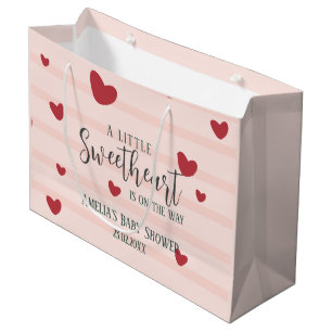 Ein wenig Liebeswissen, Valentinherzen, Baby Dusch Große Geschenktüte